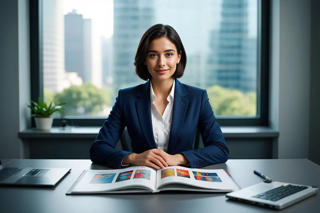 Portfolio en ligne avec galerie de projets créatifs