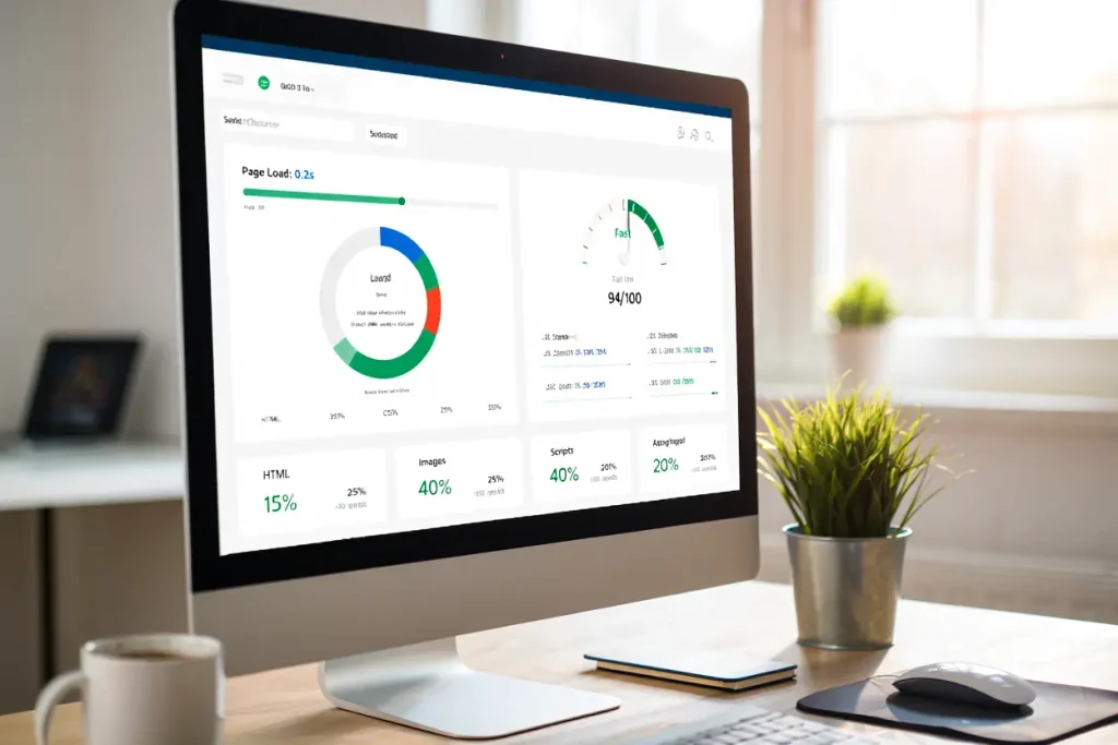 Graphique montrant l'impact de la vitesse de chargement sur les conversions