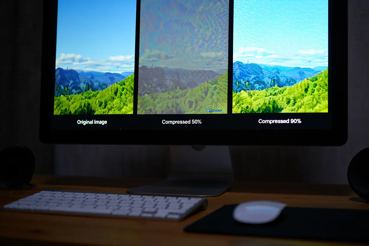 Comparaison formats images web JPEG WebP PNG