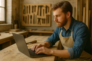 site vitrine en tant qu’artisan