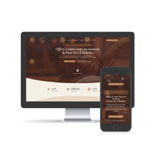 site pour salon de massage