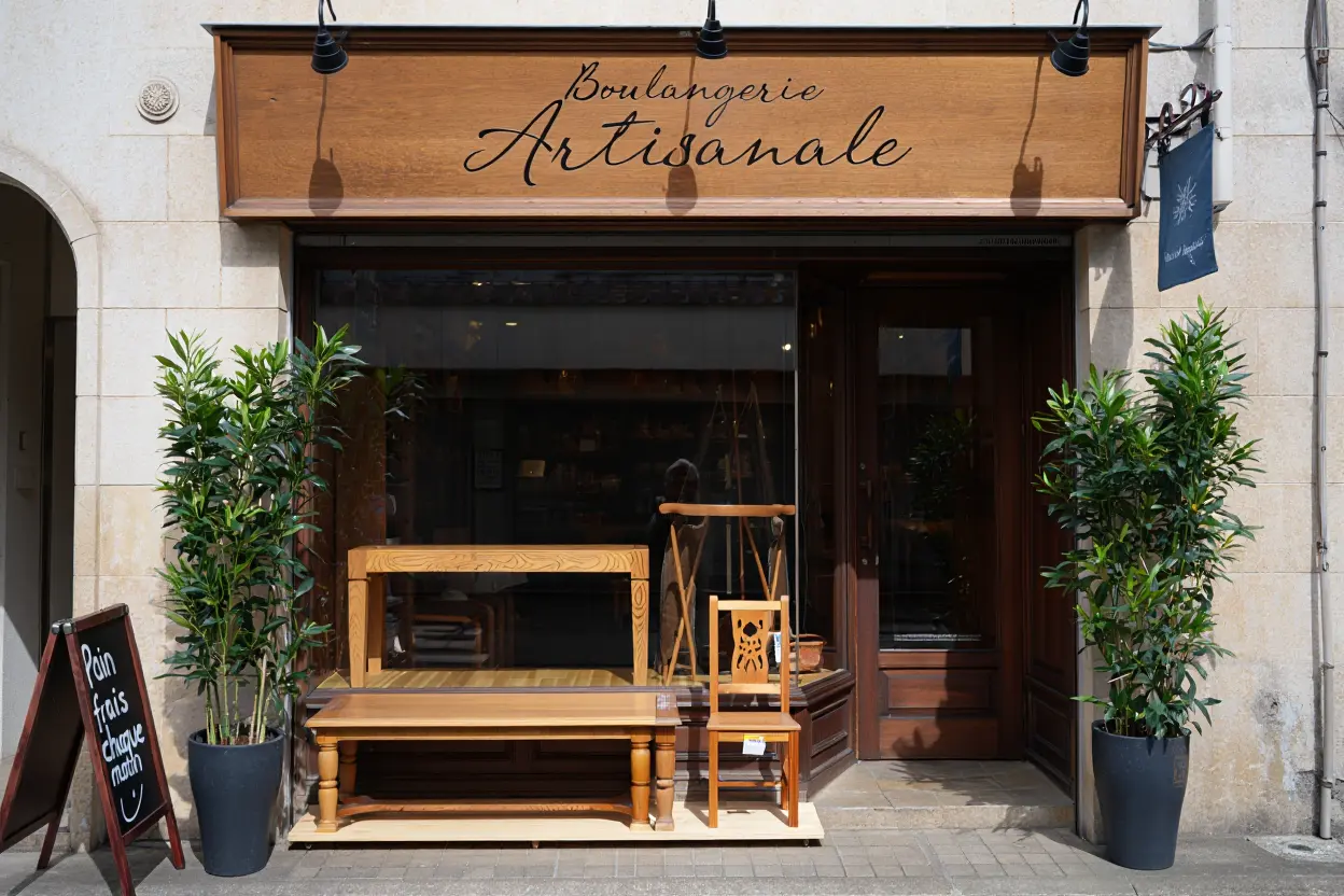 Site vitrine artisan avec galerie de réalisations