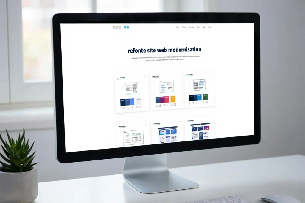 Refonte complète d'un site internet avec nouveau design