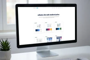 Refonte complète d'un site internet avec nouveau design
